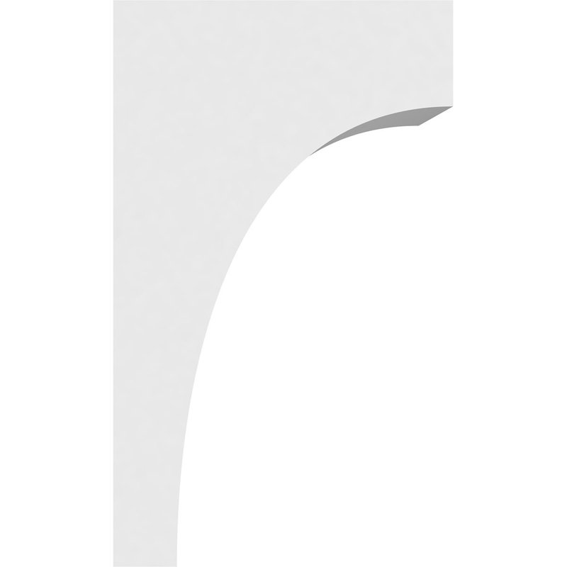 Corbeau standard en PVC de qualité architecturale Stockport, H 10 po x l 5 po x P 6 po