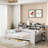 Rabito  Daybed With Storage Shelves, Two Drawers And Study Desk-822325190