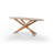 Pierre Oval Dining Table with Solid Wood Legs