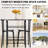Jaivik 2 - Person Pedestal Dining Set-630296450