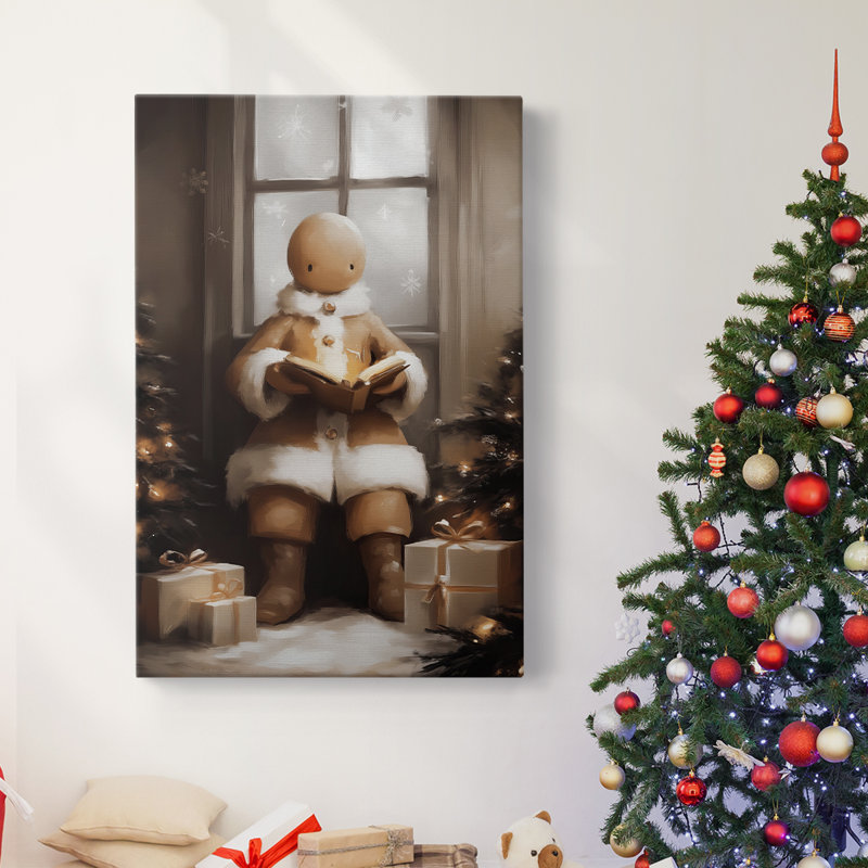 Art des Fêtes de Noël - Toile tendue avec châssis - Série 2-CCXCV, H 36 po x l 24 po