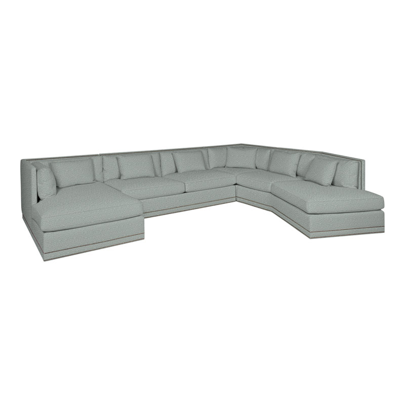 Steadman By Michael Weiss Upholstered U-Shaped Sectional Left Hand Facing, Tuck Water, Yes