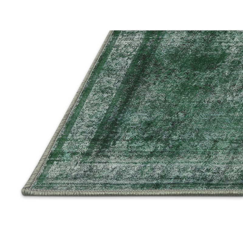 Tapis 100% traditionnel lavable à la machine 3243, Rectangle 5 pi x 8 pi