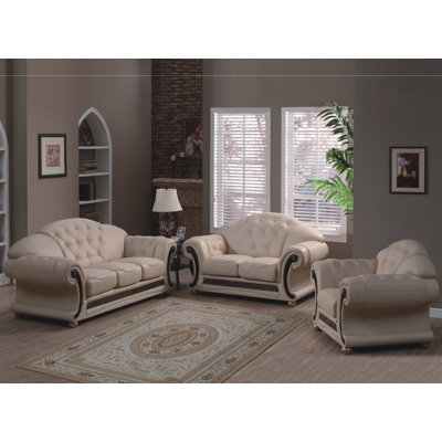 Fordingbridge Upholstered Top Grain Leather Armchair