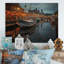«Port Harbor Lights» sur impression sur bois-733174822