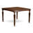 5 Piece Counter Height Pub Set Includes a Square Dining Table with Butterfly Leaf and 4 Dining Room Chairs, Mahogany-70367494-31151065-49666502