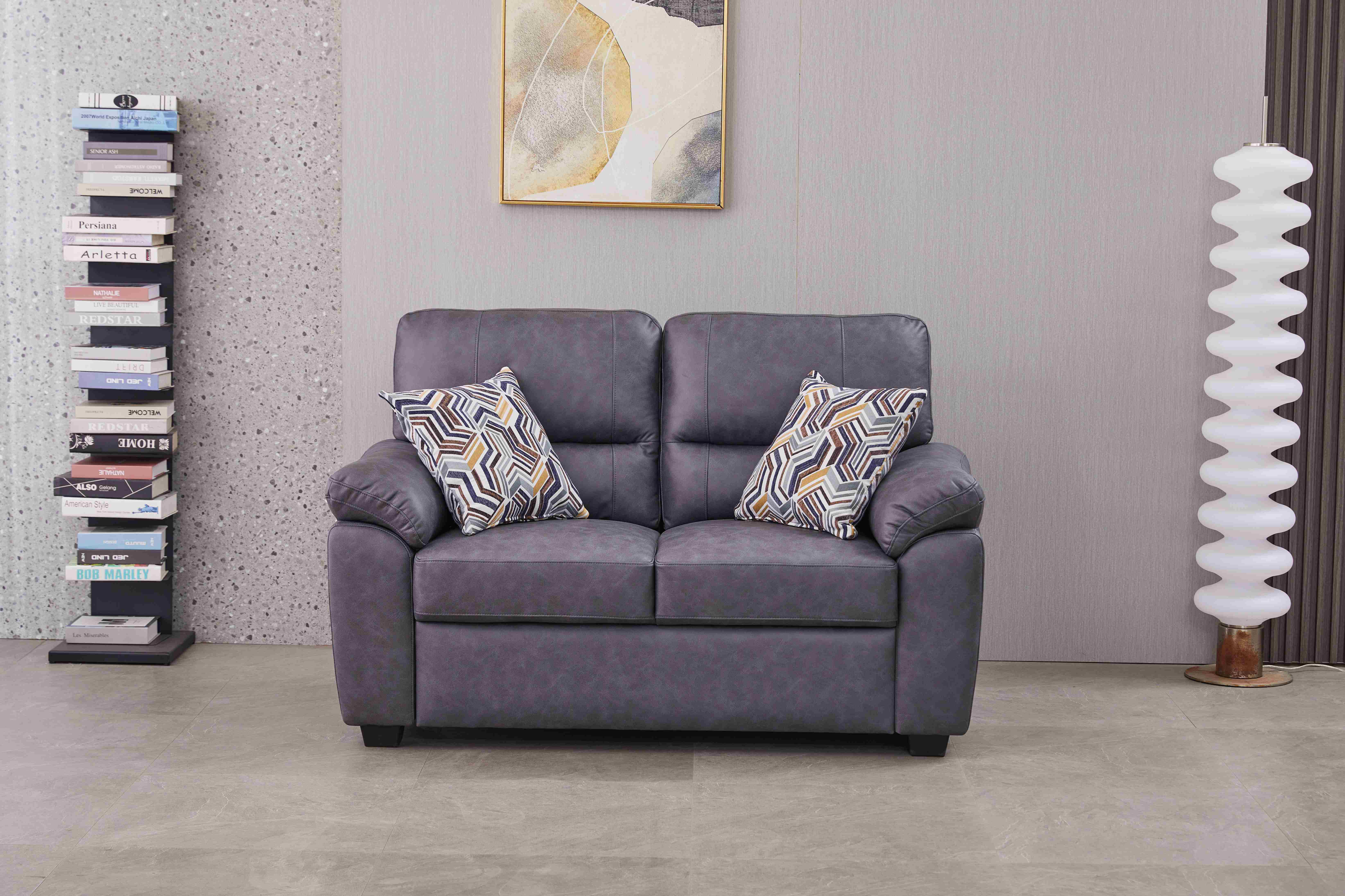 Ebern Designs 58.7'' Wide Faux Leather Loveseat & Reviews - Wayfair Canada