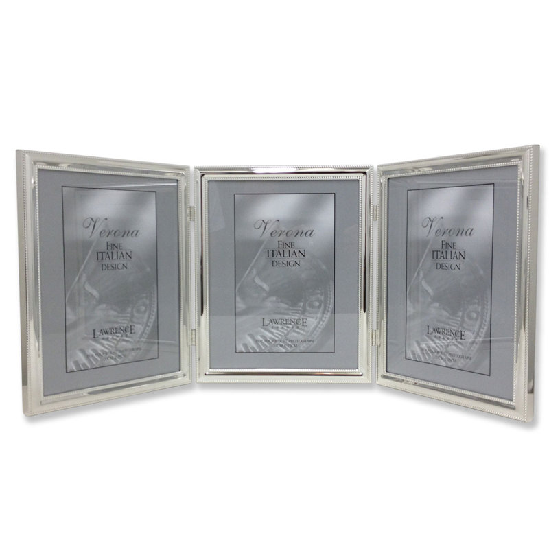 Weinstock Silver Metal Beaded Picture Frame, 8" x 10"