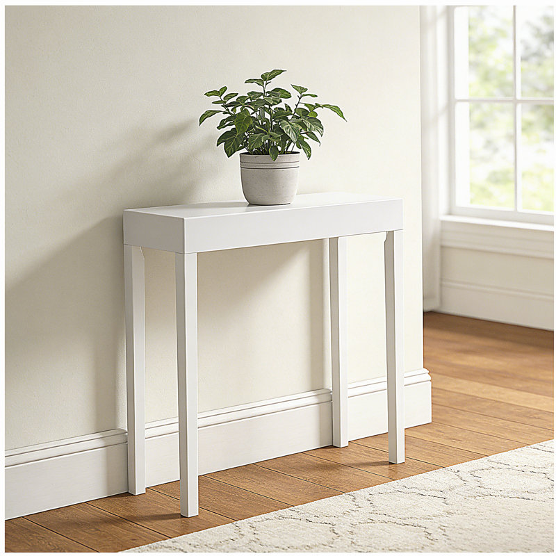 Modern Amy Console Table, Sofa Table, White