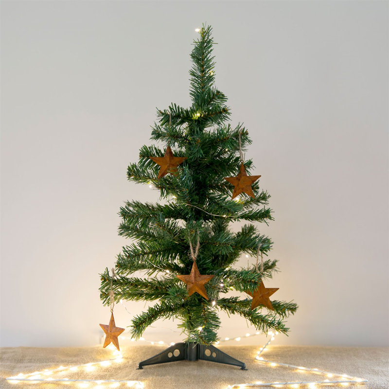 60cm H Artificial Pine Christmas Tree, Green