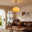 Lanterne suspendue rétro 1 lumière 14,96 po-1067839717