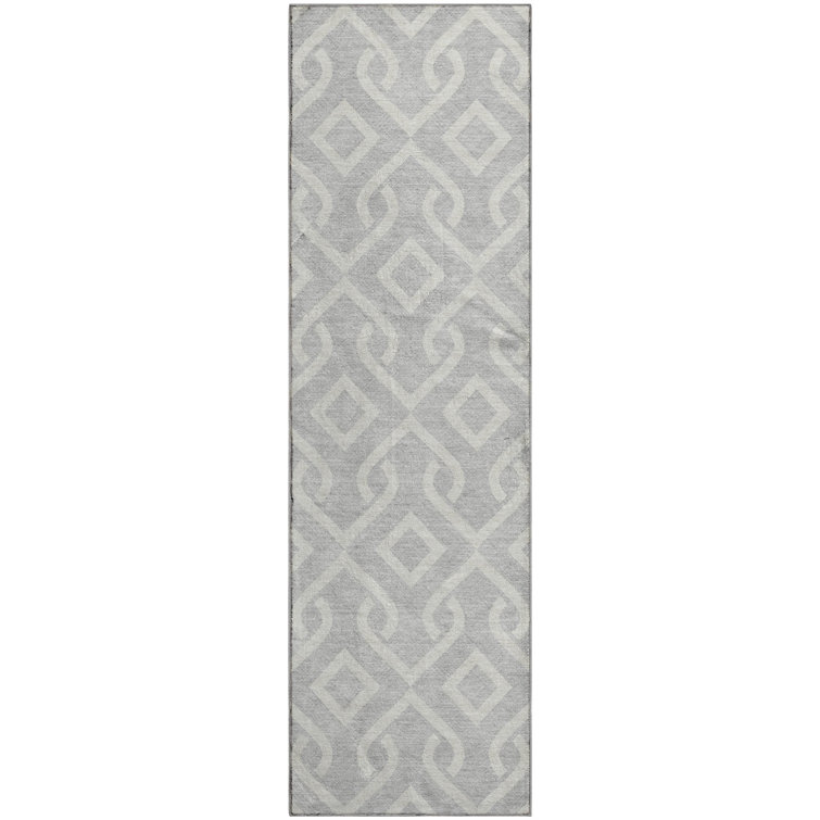 Premium Machine Washable Cerrito Silver Rug