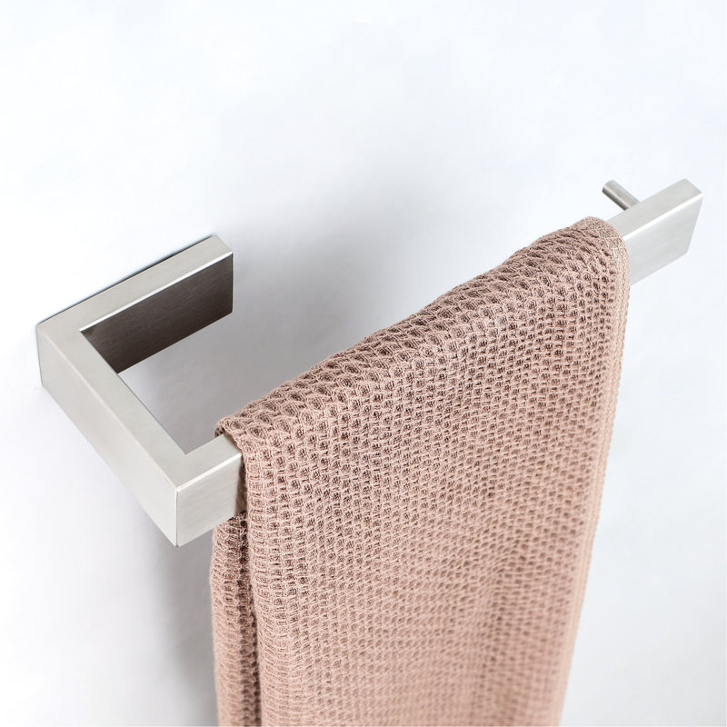 Stainless Steel 4 Bathroom , Brushed Nickel. Maintains Durability. For Bath, Outdoor Shower, Laundry. Simple Installation Guide Hardware - 4 Piece Scratch- Surface. Bathroom, Install