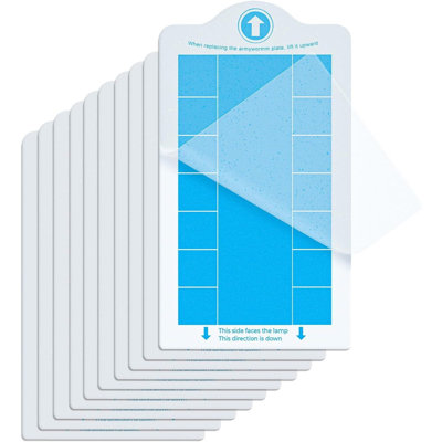 Flowtron Replacement Adhesive Boards 10-Pack, for Indoor Fly Trap FLWFPLW & FLWFPLB
