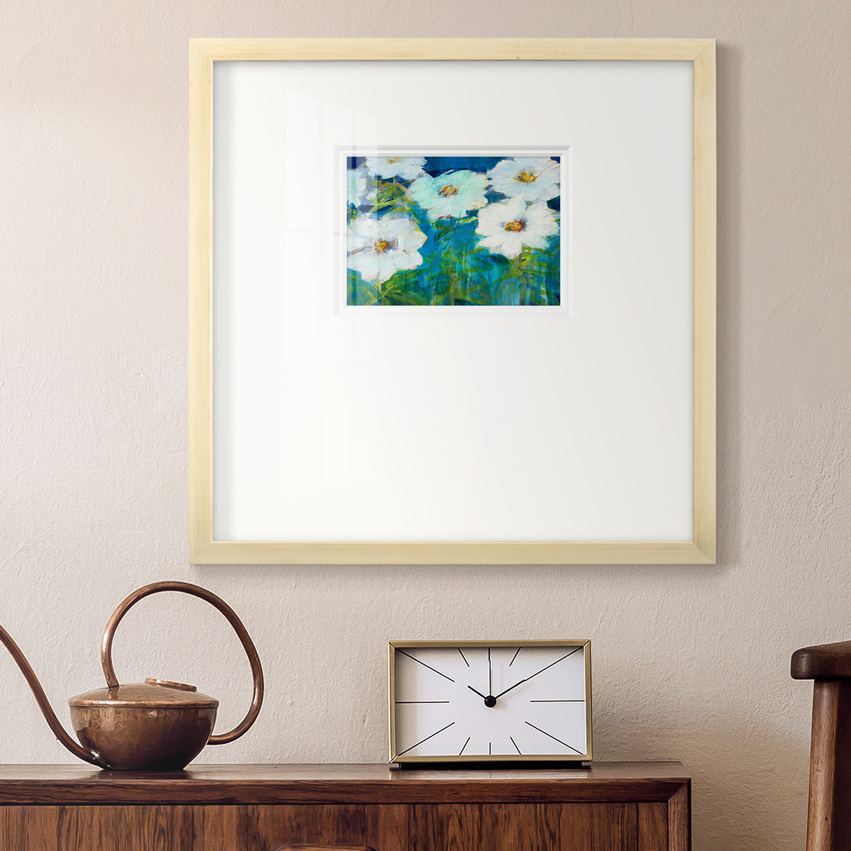 Field Day, 17" H x 17" W x 1.25" D, Natural Frame