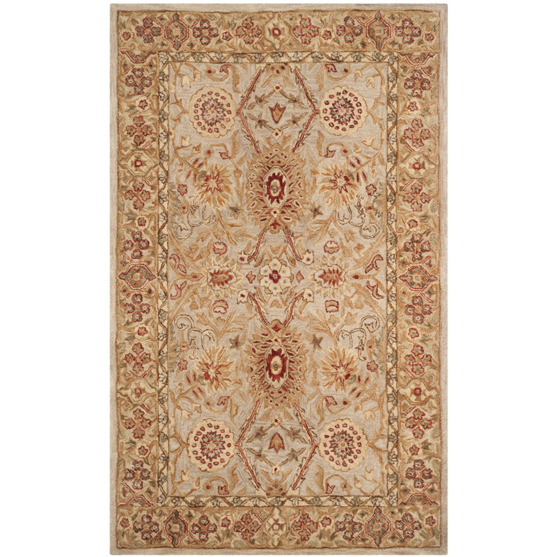 Tingley Hand Tufted Wool Oriental Rug, Rectangle 2' x 3'