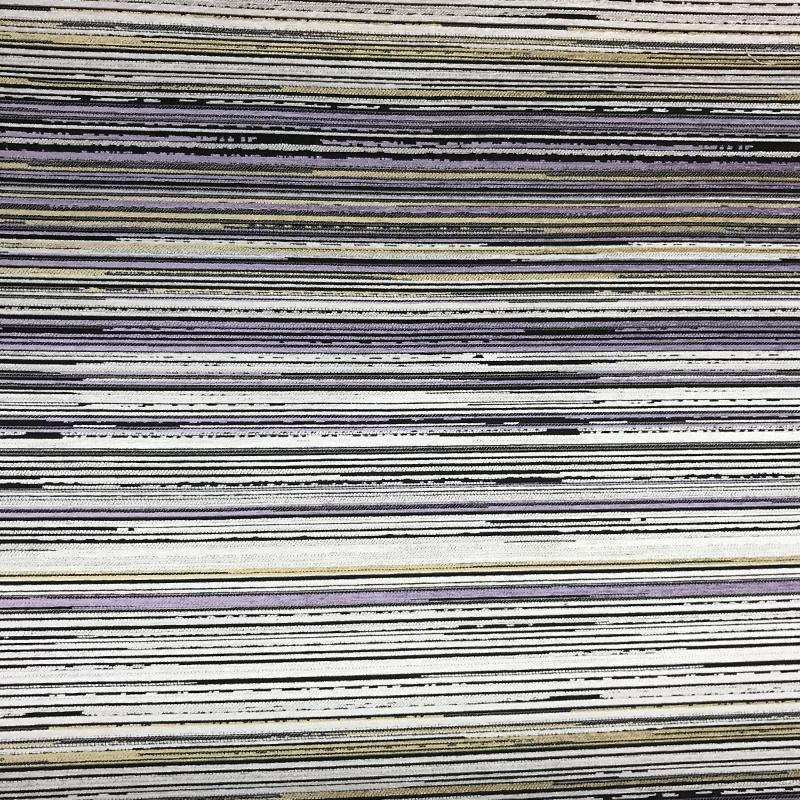 Beckham Fabric | Multicolor Striped Chenille Fabric | Upholstery Fabric, Sangria