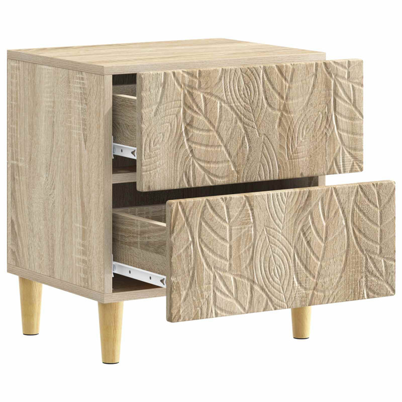 43 cm W Bedside Table, Sonoma Oak