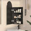 40.3mm W 80mm H Wall Mounted Required Frameless Medicine Cabinet Mirror 2 Fixed-1367710970