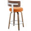 Tabouret de bar et de comptoir pivotant rembourré-1118633818-1118633826