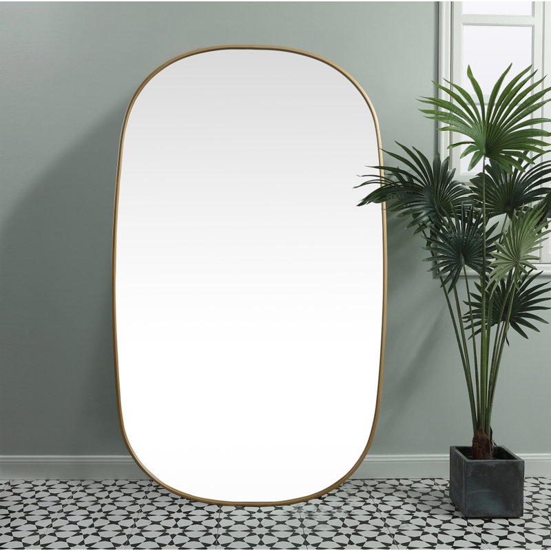Miroir mural Bertin, 60 po x 36 po, Laiton