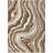 8' Cream And Beige Abstract Runner Rug