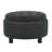 Round Cocktail Ottoman with Storage-1617415398