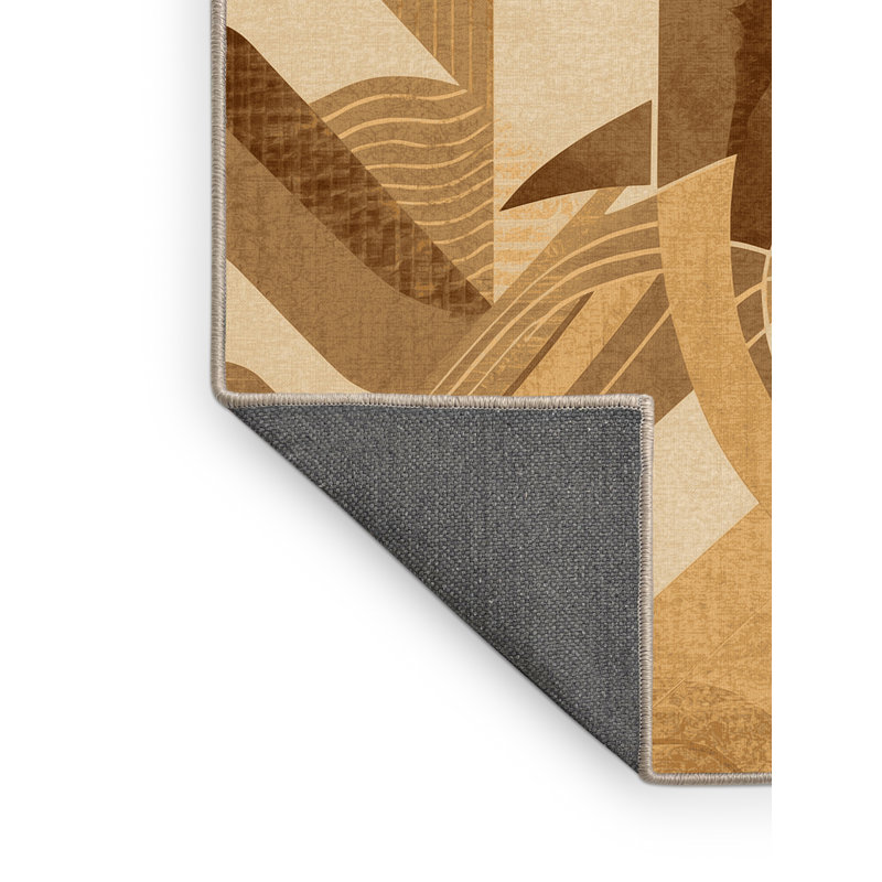 Tapis arc-en-ciel doux et moelleux plesiosaurus Castillo, 5 x 7