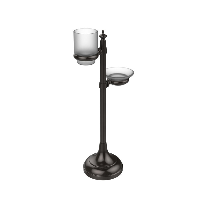 Porte-verres à anneaux multi-accessoires meuble-lavabo top, Bronze huilé