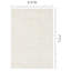 Tapis blanc à poils longs Hammersmith-86782810
