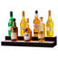 Présentoir de bouteilles de boissons alcoolisées à DEL avec 2 niveaux de 24 pouces, support pour USB, affichage de tablette de bar illuminé en acrylique avec télécommande RF et contrôle de l'application, 9 couleurs statiques, mode minuterie, pour 12 à 16 bouteilles-1237011650-1237011661