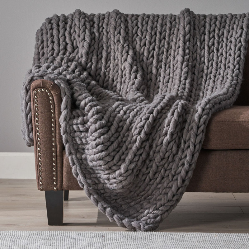 THROW BLANKETS, Dark Gray