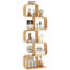 167cm H x 61cm W Bamboo / Rattan Geometric Bookcase
