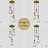 3 - Light Cluster Teardrop Kitchen Island Pendant Lights (Bulbs Included)-1053717494