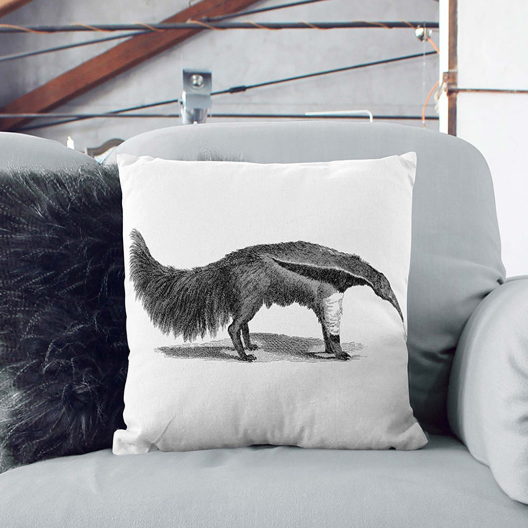 Great Ant-Eater by George Shaw Cushion with Filling