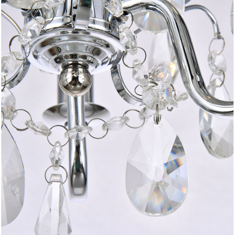 Lustre classique à 3 lumières de style bougie Allanna