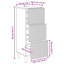 Engineered Wood Rectangle Accent Chest-1342244167