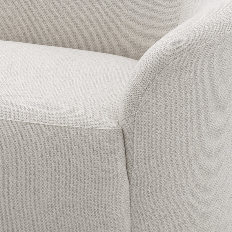 Méridiennes d'intérieur décontractées Living Room Arc, Orienté à droite, Beige