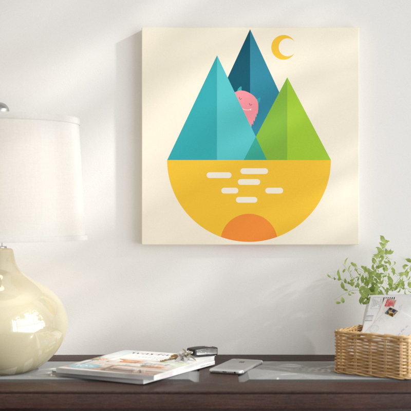 « hello art »-impression sur toile, H 18 po x l 18 po x P 1,5 po, Toile