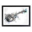 An Electric Guitar in Abstract - Picture Frame Painting Print-55682382-55682383