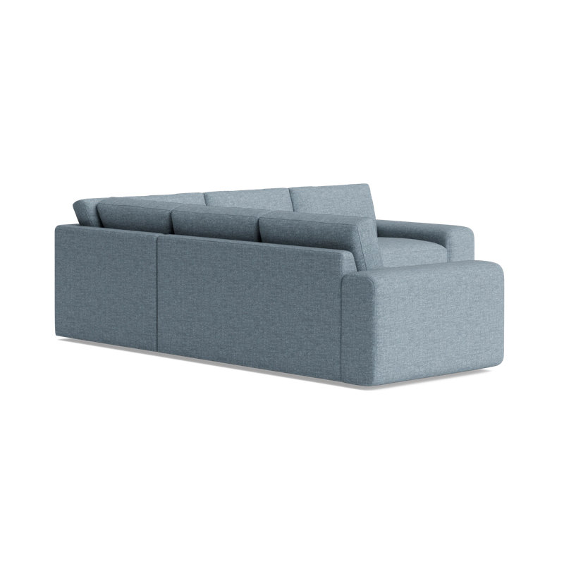 The OG Sectional, Right Hand Facing, Performance Weave - Spa