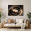 Botanical Crown of Thorns Black Metal Wall Art-1945007588