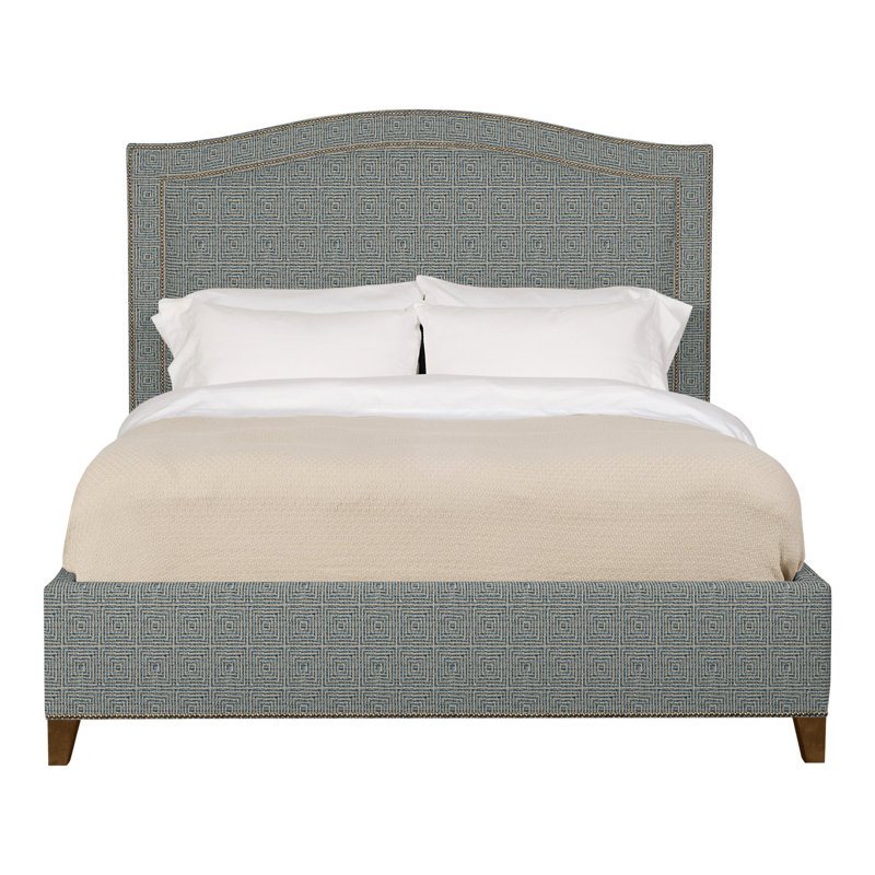 Caroline/Casey Solid Wood Bed, Bennett Carolina, Queen, Dove Gray