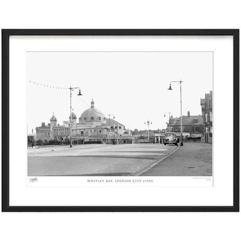Whitley Bay, Spanish City C1955 by Francis Frith - Single Picture Frame Print, 60cm H x 80cm W x 2.3cm D