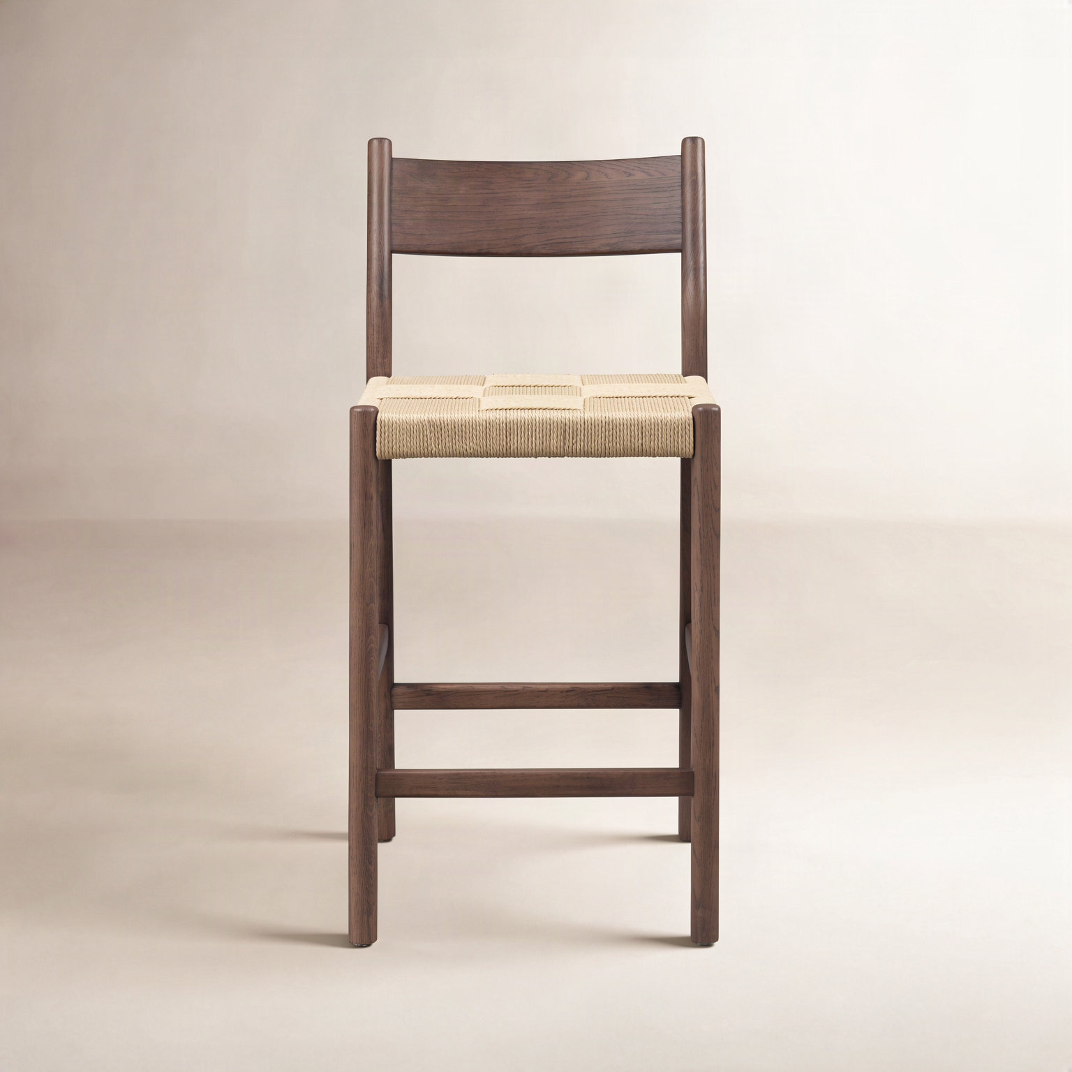 Enna 26" Bar Stool, Walnut