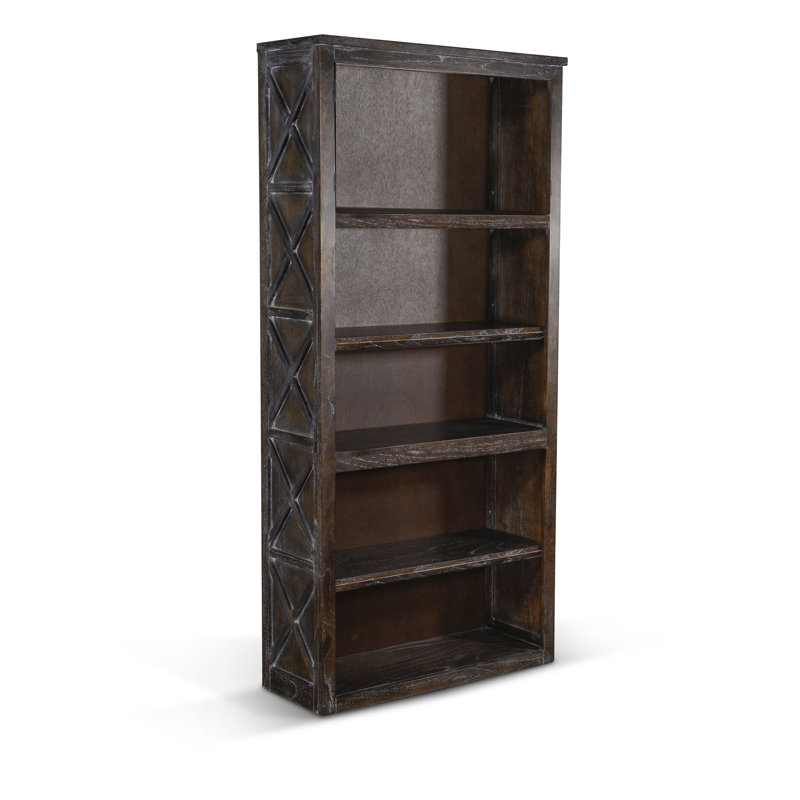 Ruma Bookcase, (5 Shelves) 76” H x 34” W x 14 ”D, European Dark