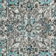 Tapis oriental bleu / ivoire Doty-27095714