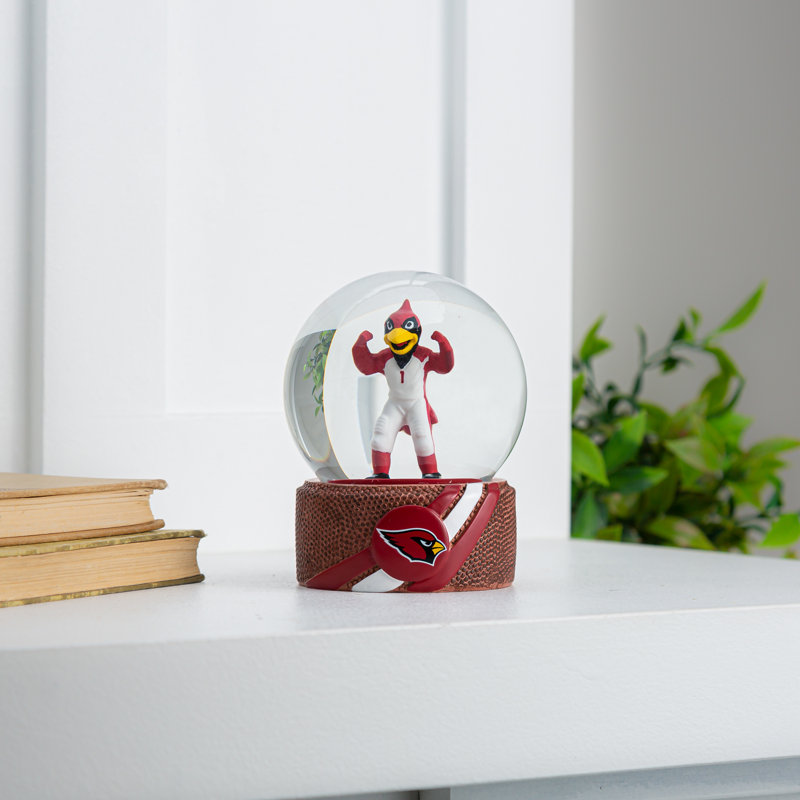 Sports Licensed 5" Mascot Water Snow Globe, Arizona Cardinals