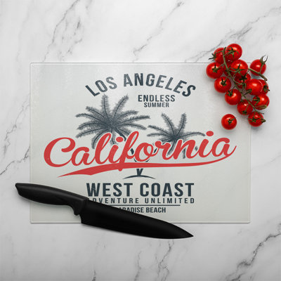 Cali West Coast Glass Chopping Board