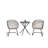 3-Piece Outdoor Wicker Bistro Set